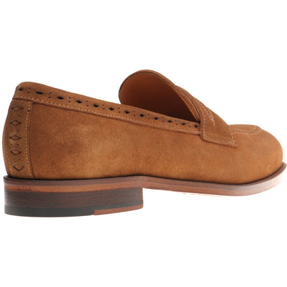 Product image for Wildsmith Model 98 mens loafers in tan suede (second)