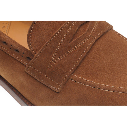 Product image for Wildsmith Model 98 mens loafers in tan suede (second)