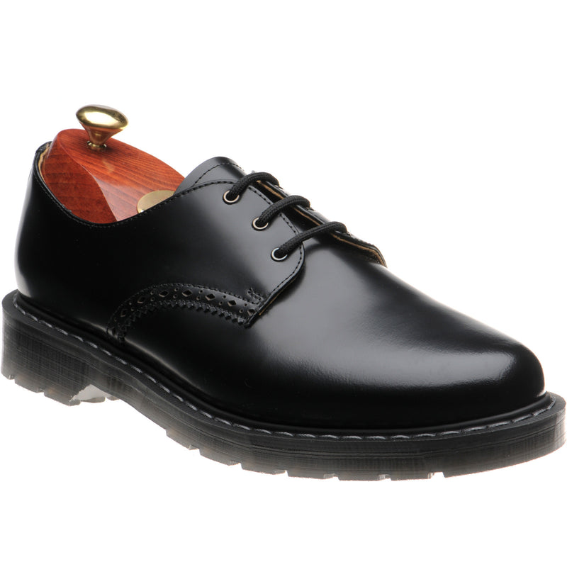 Product image for Wildsmith Model Gibson mens rubber-soled Derby shoes in black polished (second)