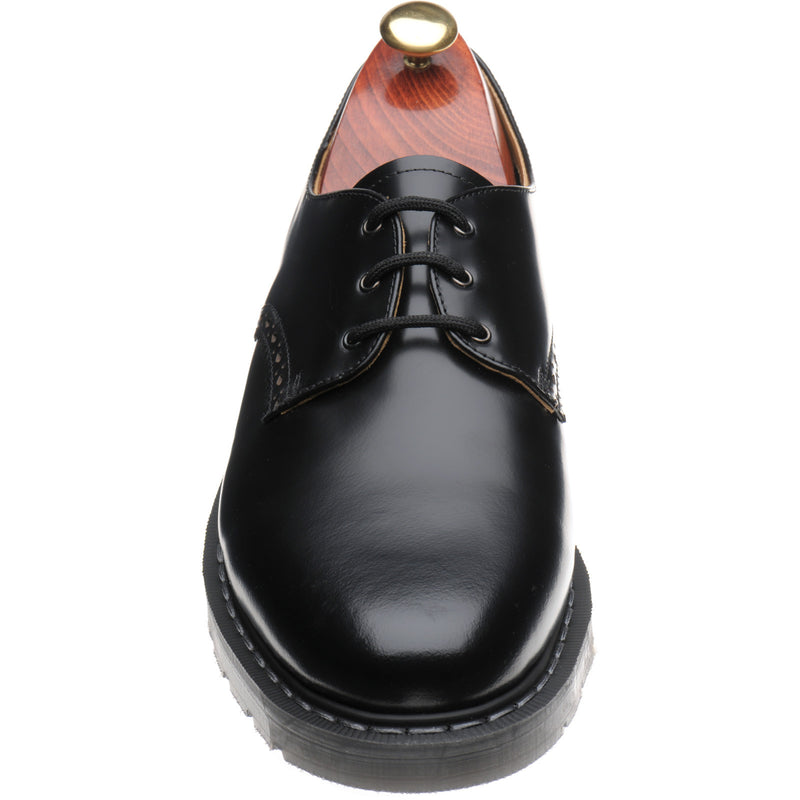 Product image for Wildsmith Model Gibson mens rubber-soled Derby shoes in black polished (second)