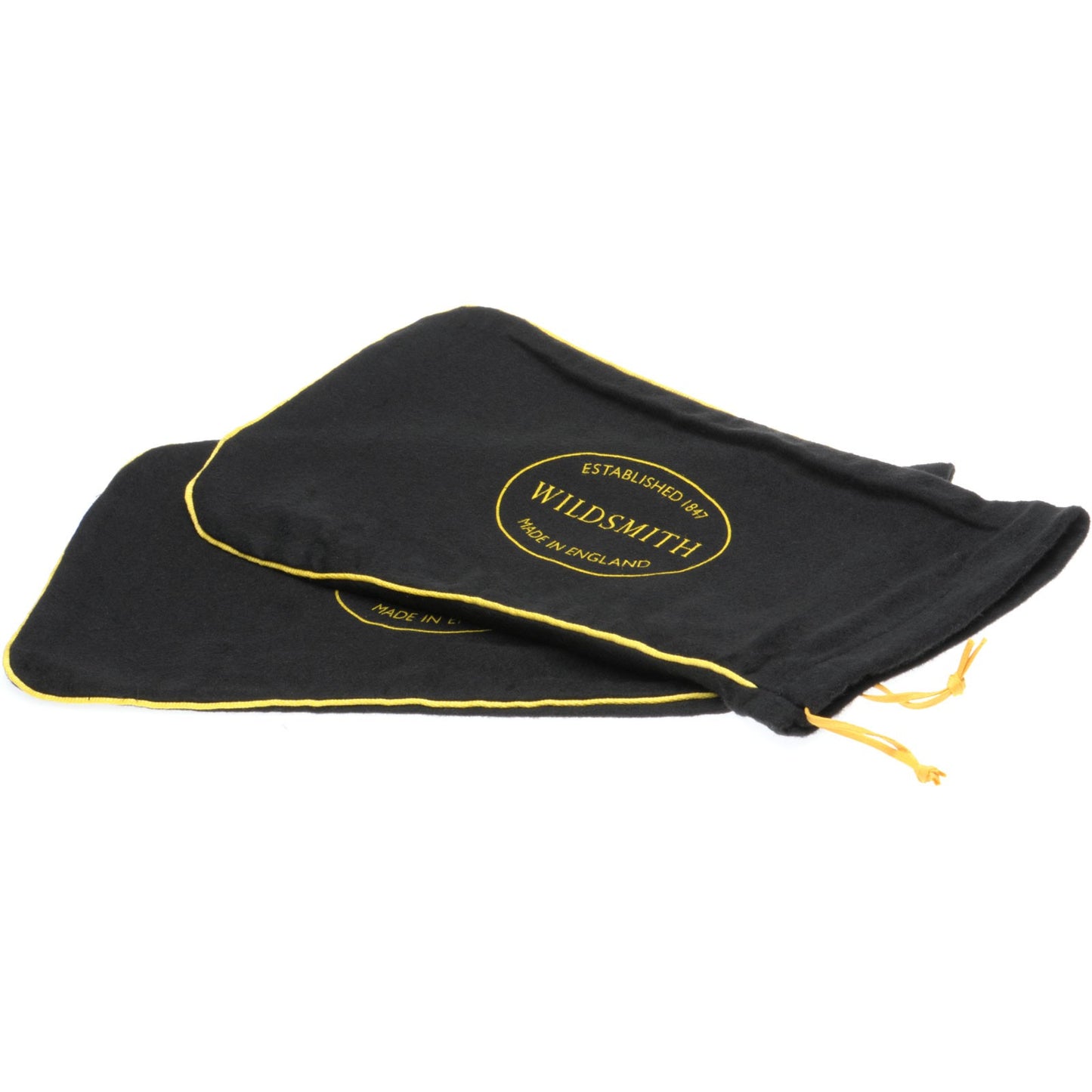 Product image for Wildsmith Pair of Shoe Bags in black cotton