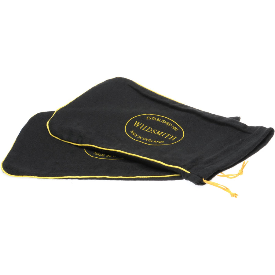 Product image for Wildsmith Pair of Shoe Bags in black cotton