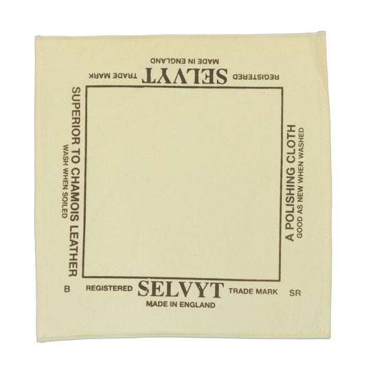 Product image for Wildsmith Selvyt premium polishing cloth (35 x 35) in undyed cotton
