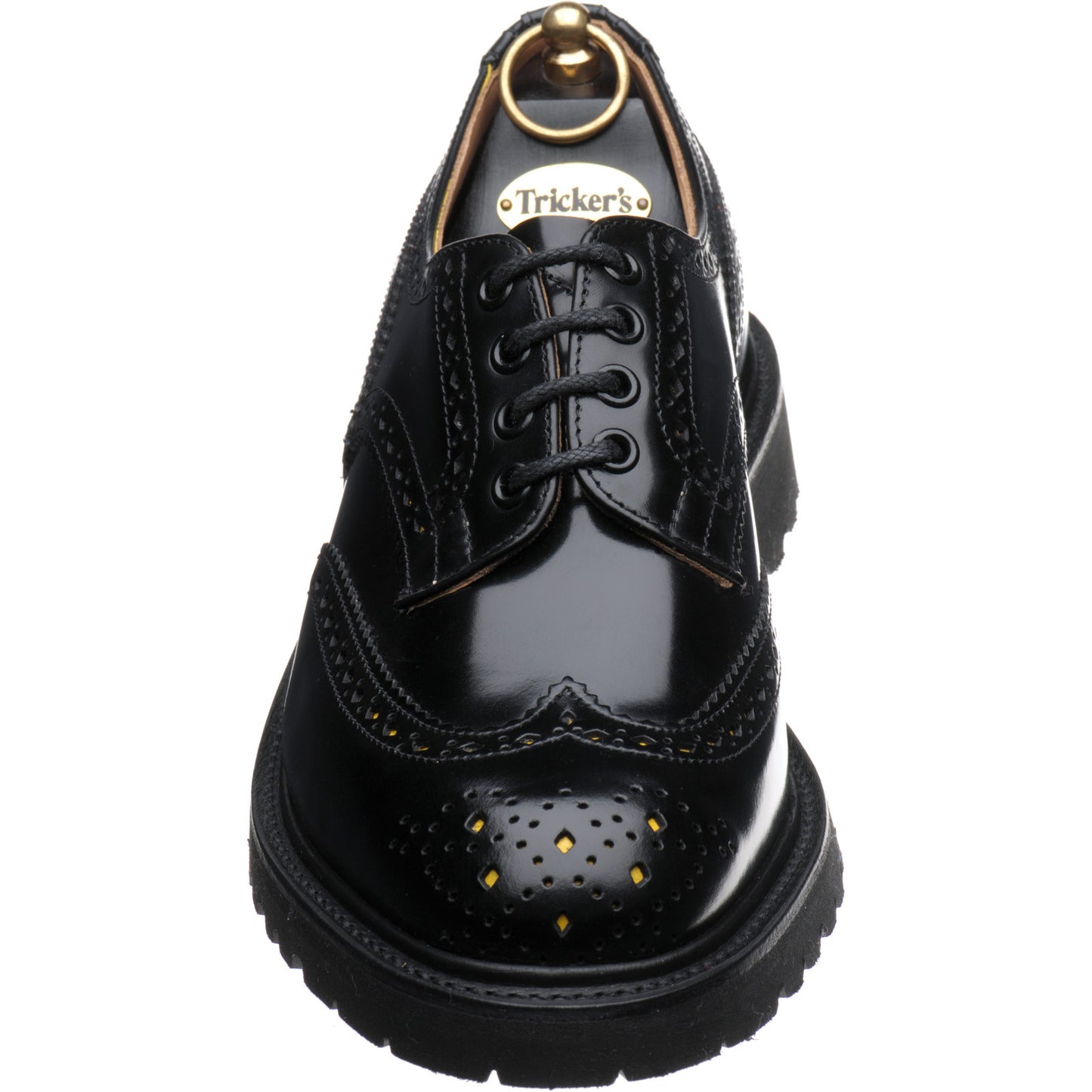 Product image for Wildsmith Wildsmith Bourton LW mens rubber-soled brogues in black polished