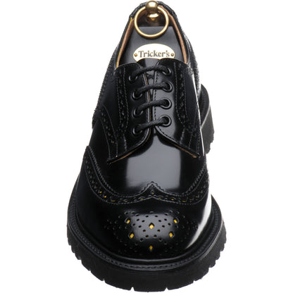 Product image for Wildsmith Wildsmith Bourton LW mens rubber-soled brogues in black polished