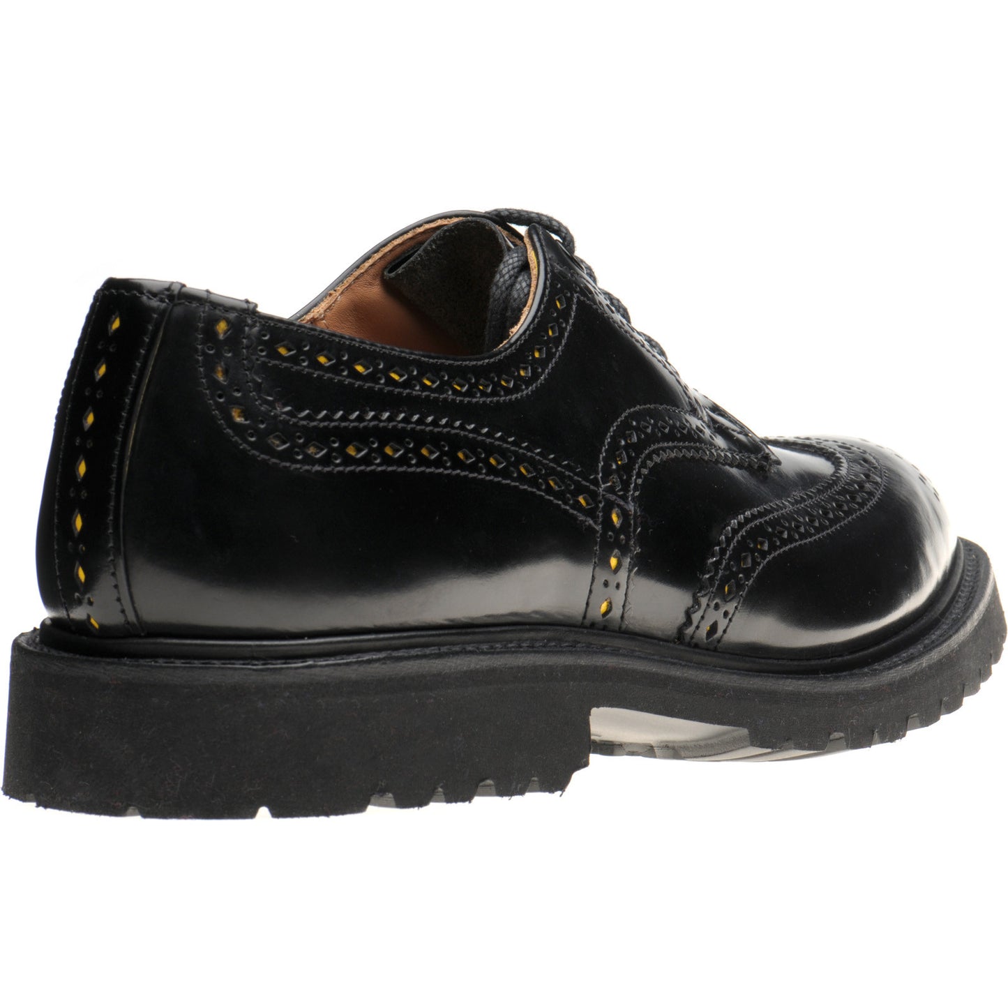 Product image for Wildsmith Wildsmith Bourton LW mens rubber-soled brogues in black polished