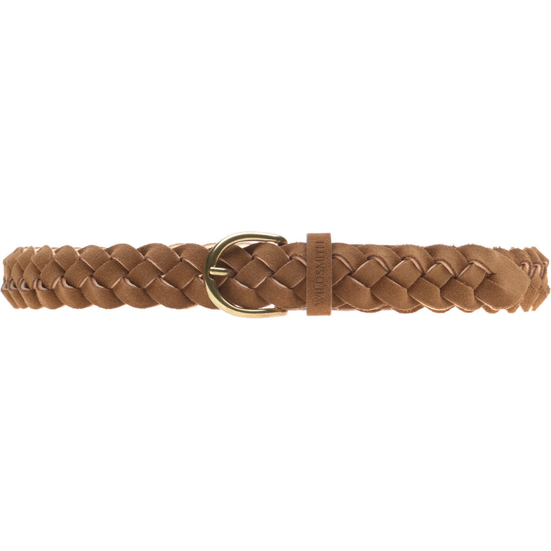 Product image for Wildsmith Wildsmith Braided Belt in tan suede
