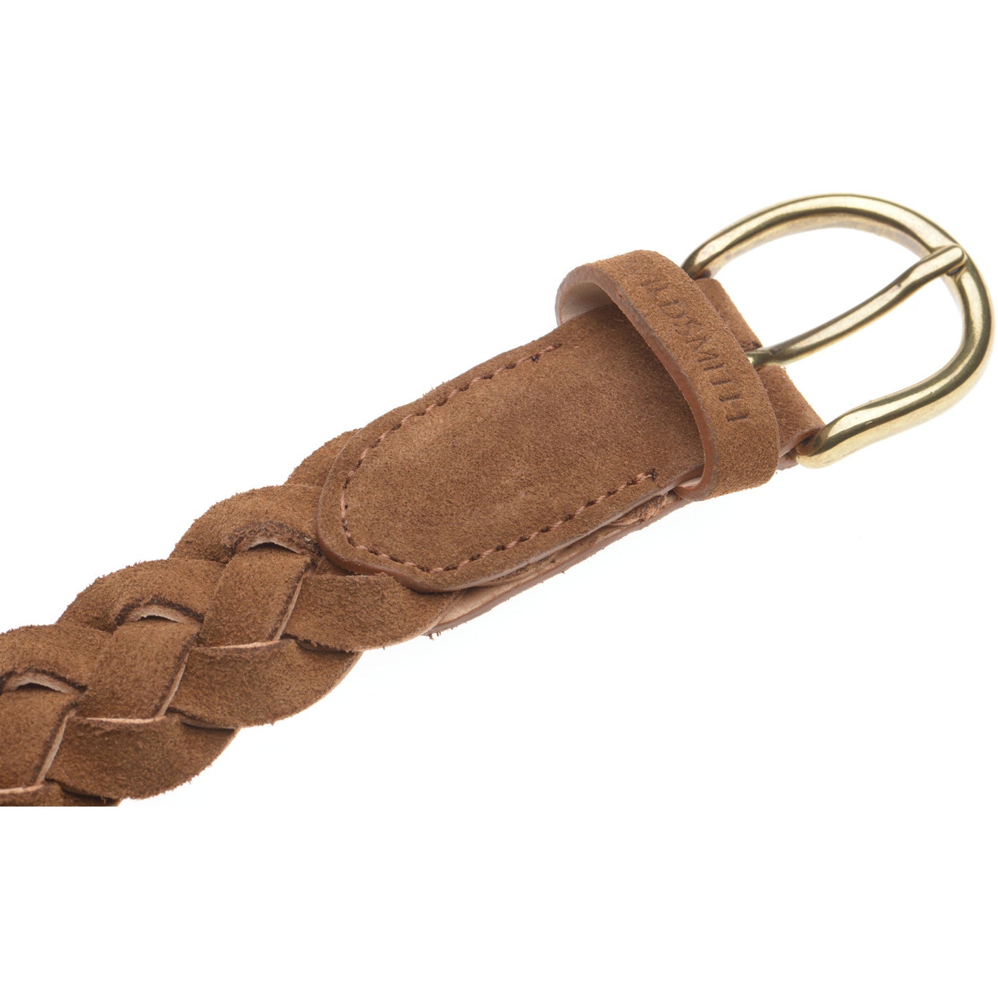Product image for Wildsmith Wildsmith Braided Belt in tan suede