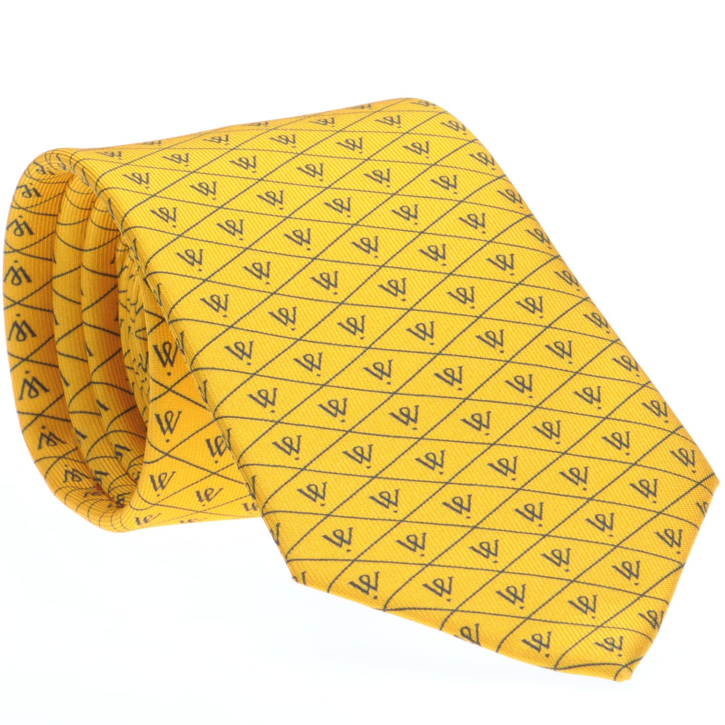 Product image for Wildsmith Wildsmith Club Tie in yellow