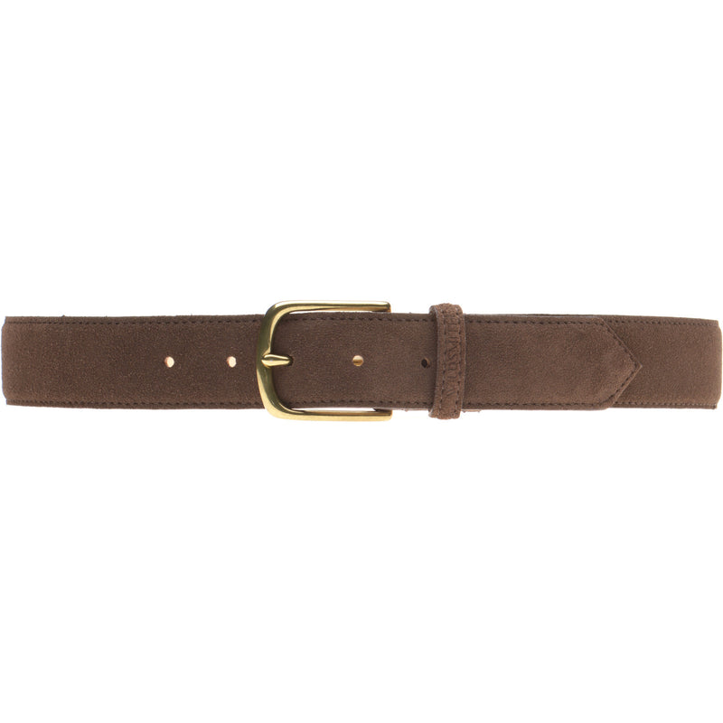 Product image for Wildsmith Wildsmith Suede Belt in dark brown suede