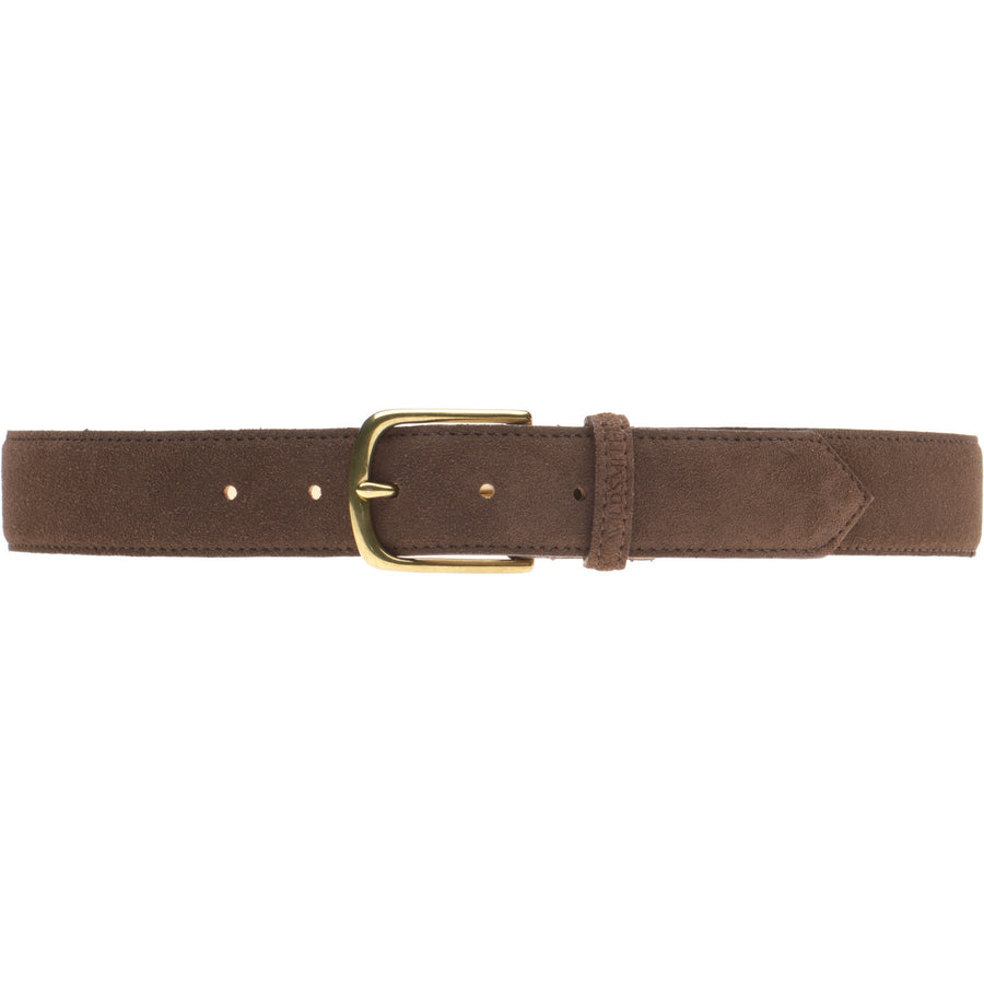 Product image for Wildsmith Wildsmith Suede Belt in dark brown suede