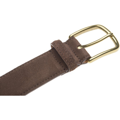 Product image for Wildsmith Wildsmith Suede Belt in dark brown suede