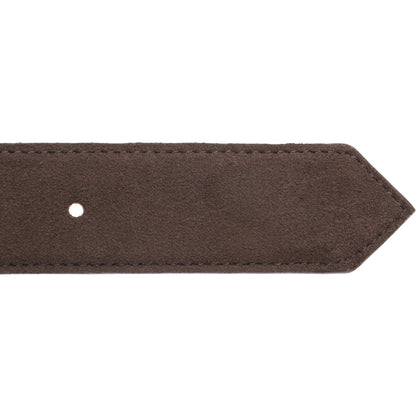 Product image for Wildsmith Wildsmith Suede Belt in dark brown suede